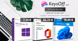 62% OFF: Aktivizēt Windows 10 Pro vai Office 2021 pie Keysoff par zemāko cenu! Visa oriģinālā datorprogrammatūra ir pārdošanā!