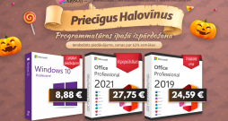 Ierobežots budžets? Izmēģiniet Keysoff Halovīna superizpārdošanu! Authentic Office 2021 Pro tikai par 27,75 EUR!