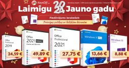 Iegādājieties Office 2021 Pro par 15,43 EUR no trakās Keysoff 2024 Jaungada  izpārdošanas!