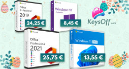 Īpaša Lieldienu akcija! Iegādājieties Windows 11 Pro tikai par 13,55 EUR un Office 2021 par 27,75 EUR 