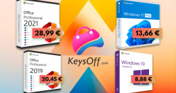 Izmantojiet Microsoft zemo izmaksu atslēgas no Keysoff jau šodien! Office 2021 Pro cena ir 28,99 EUR!