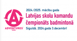 Aicina uz Latvijas skolu komandu čempionātu badmintonā
