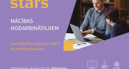 Līdz 12. februārim platformā stars.gov.lv iespēja pieteikties mācībām nodarbinātajiem ar ES līdzfinansējumu