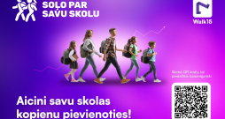 Soļo par savu skolu 2025 – soļu izaicinājums visām Latvijas skolām