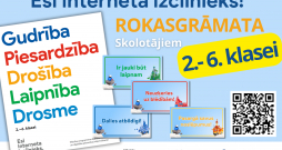 Jauni materiāli 2.-6. klašu skolēnu digitālās drošības un digitālās pilsonības stiprināšanai