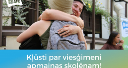  AFS meklē viesģimenes vidusskolas vecuma jauniešiem nākošajam mācību gadam