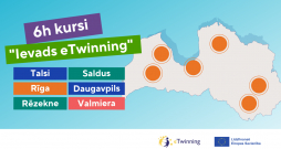 Aicina pedagogus pieteikties 6h kursiem “Ievads eTwinning” Latvijas reģionos un Rīgā