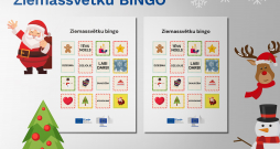 Jauna Ziemassvētku spēle 3.-6.klašu skolēniem "Kā rūķis lasot apceļoja Eiropas Savienību"