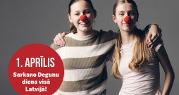  Uzliec sarkano degunu un laimē balvu! 