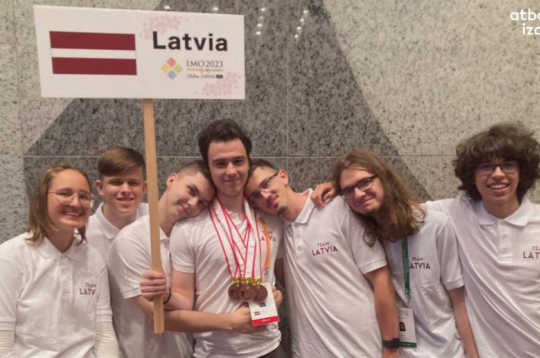 Starptautiskajā matemātikas olimpiādē visi Latvijas skolēni guvuši godalgas