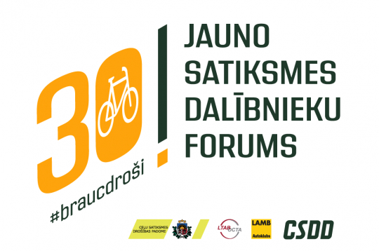 “Jauno satiksmes dalībnieku forums” skolēnus visā Latvijā pulcēs jau 30. reizi!