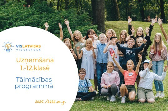 VisLatvijas vidusskola uzņem audzēkņus tālmācības mācībām no 1. līdz 12. klasei
