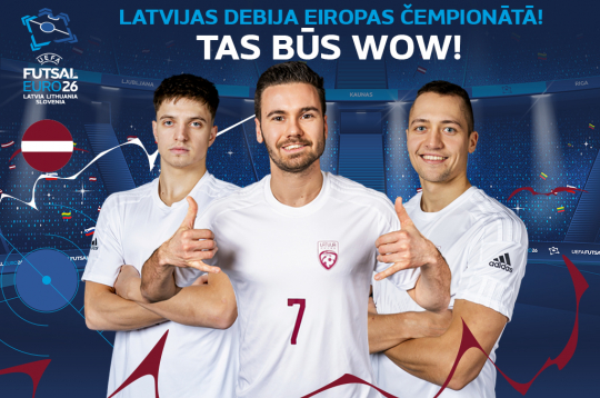 UEFA Eiropas čempionāts telpu futbolā 2026 – Xiaomi Arēnā! 