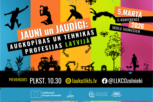 E-konferencē aicinās skolēnus apgūt lauksaimniecības profesijas