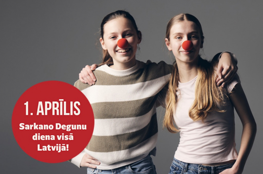  Uzliec sarkano degunu un laimē balvu! 