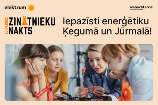 25. septembrī atklāj zinātnes dabu ar Elektrum!