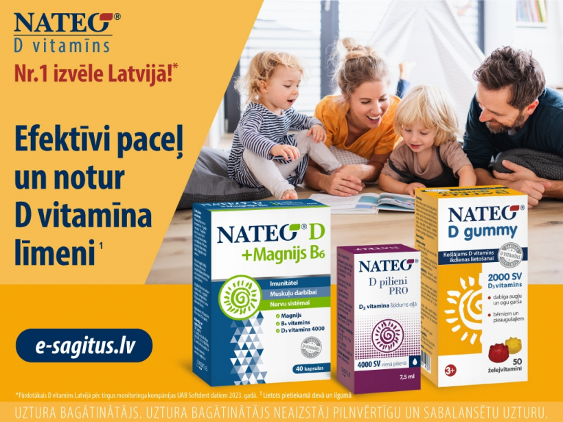 Nateo D vitamīns