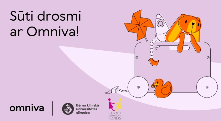 Sūtīsim drosmi bērniem, kuri nonākuši slimnīcā! 