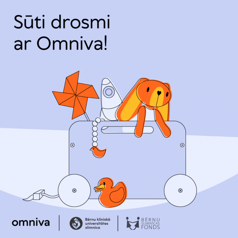Sūtīsim drosmi bērniem, kuri nonākuši slimnīcā! 