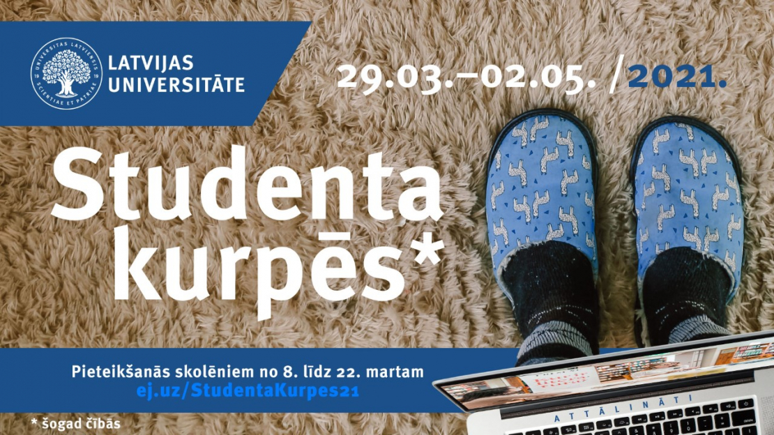 Iekāp studenta čībās Latvijas Universitātes pasākumā „Studenta kurpes 2021”