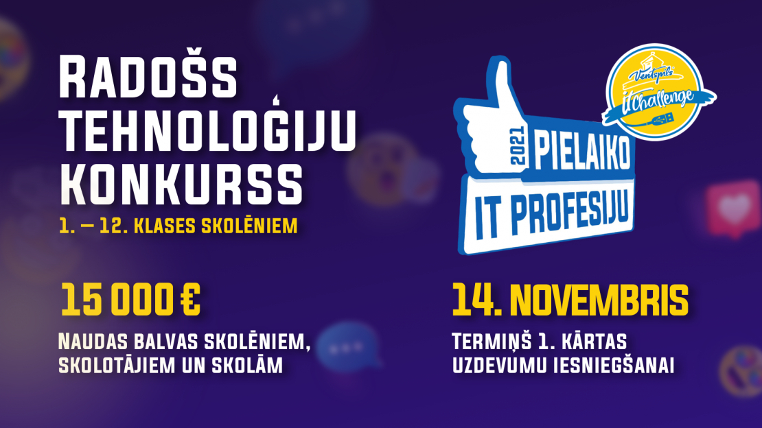 Norit skolēnu komandu pieteikšanās konkursam “Ventspils IT izaicinājums”