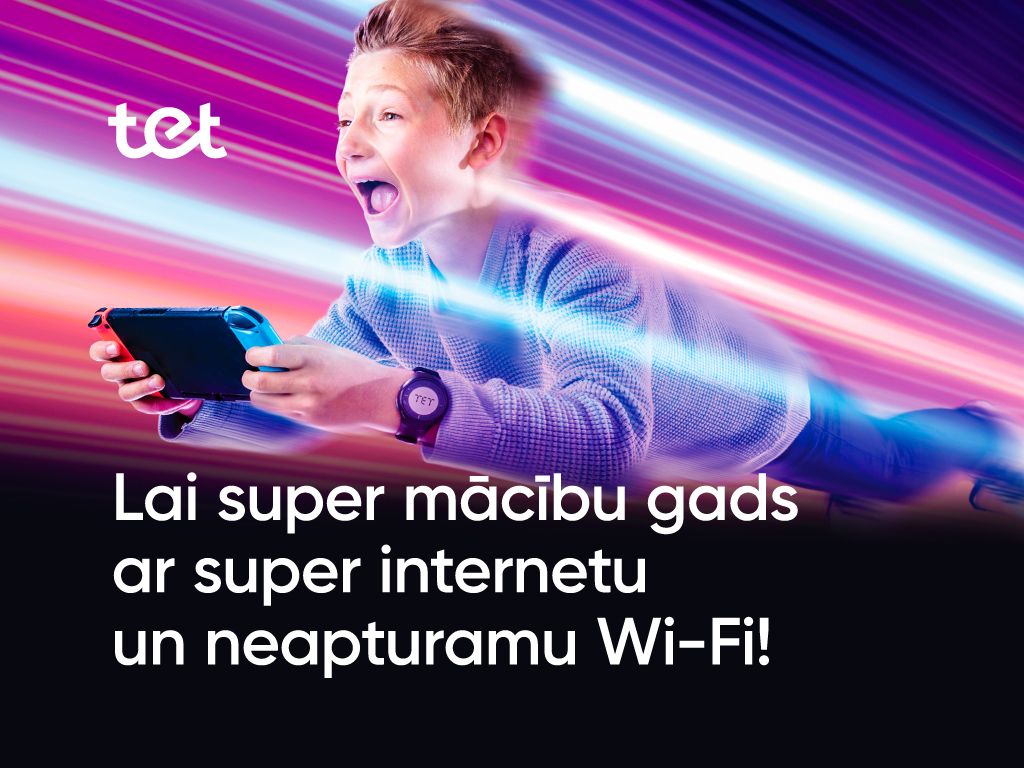 Lai super mācību gads ar super internetu un neapturamu Wi-Fi!