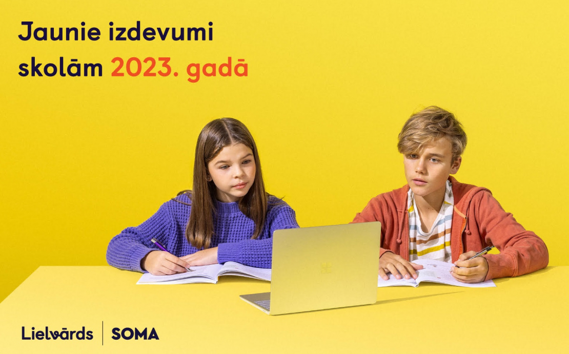 Jaunie izdevumi skolām 2023. gadā