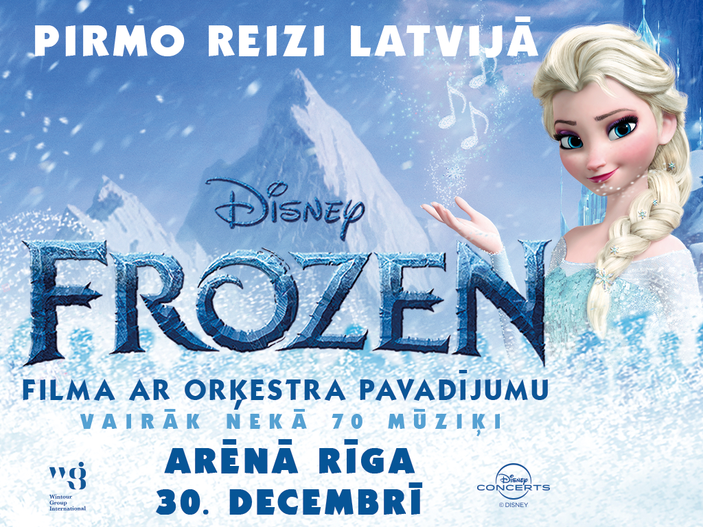 Pirmo reizi Latvijā - Disney slavenais animācijas šovs “Ledus sirds”