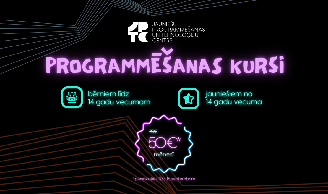 Programmēšanas kursi bērniem un jauniešiem: attīsti prasmes nākotnei!