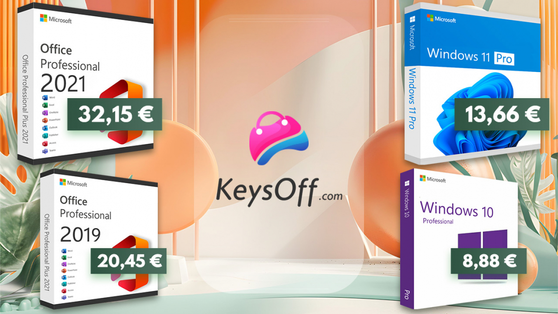 Zema cena un atlaides: Office 2021 Pro Plus par 32,15 EUR. Vienreizējs maksājums par mūža lietošanu! Windows 11 Pro pieejams par 13,66 EUR!