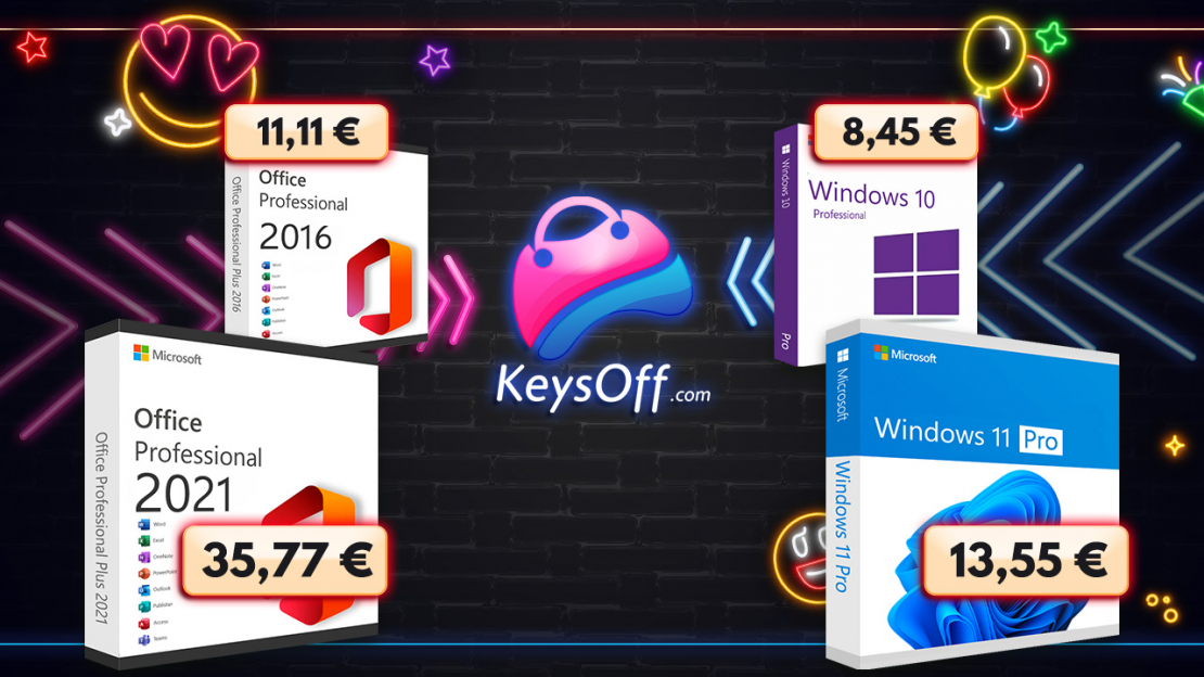 Melnā piektdienas izpārdošana sākas jau tagad! Samaksājiet 35,77 EUR par mūža Office 2021 un Windows 11 Pro tikai par 13,55 EUR!