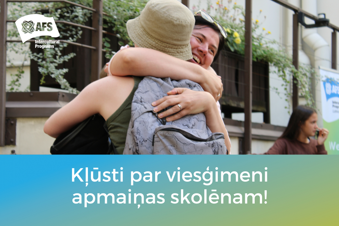  AFS meklē viesģimenes vidusskolas vecuma jauniešiem nākošajam mācību gadam