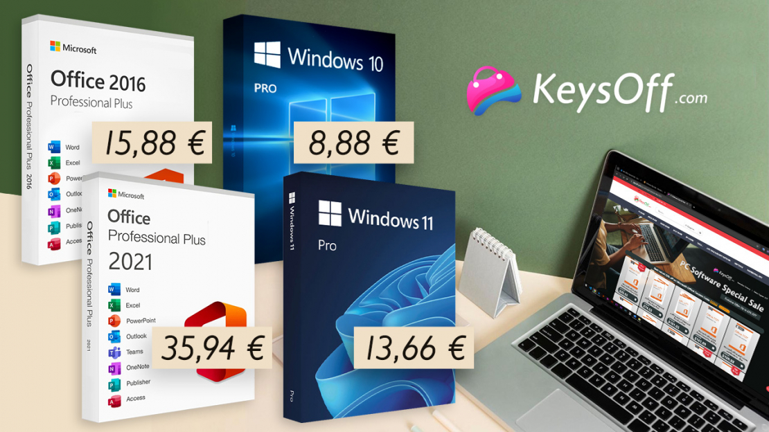 Vairs nepārmaksājiet par Office komplektiem! Iegūstiet īstu MS Office 2021 Pro tikai par 35,94 EUR uz mūžu.
