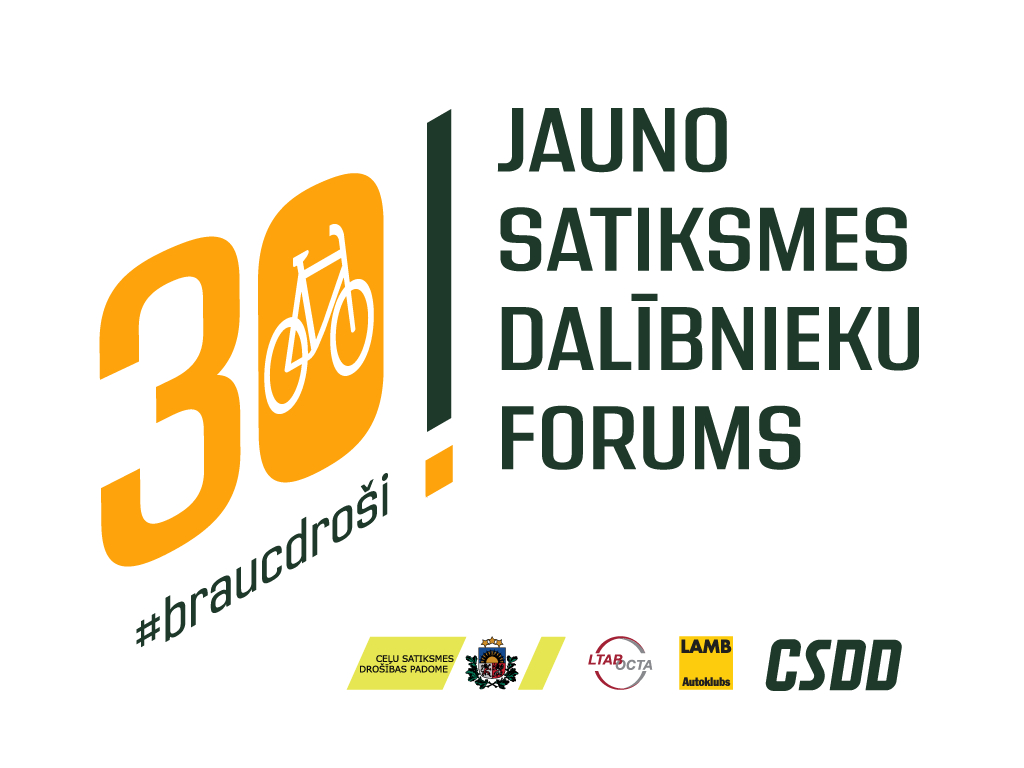 “Jauno satiksmes dalībnieku forums” skolēnus visā Latvijā pulcēs jau 30. reizi!