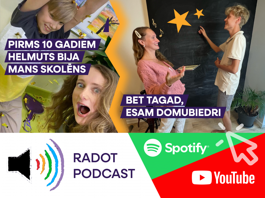 Skolotāja un students sāk raidierakstu par izglītību: “RADOT podcast”
