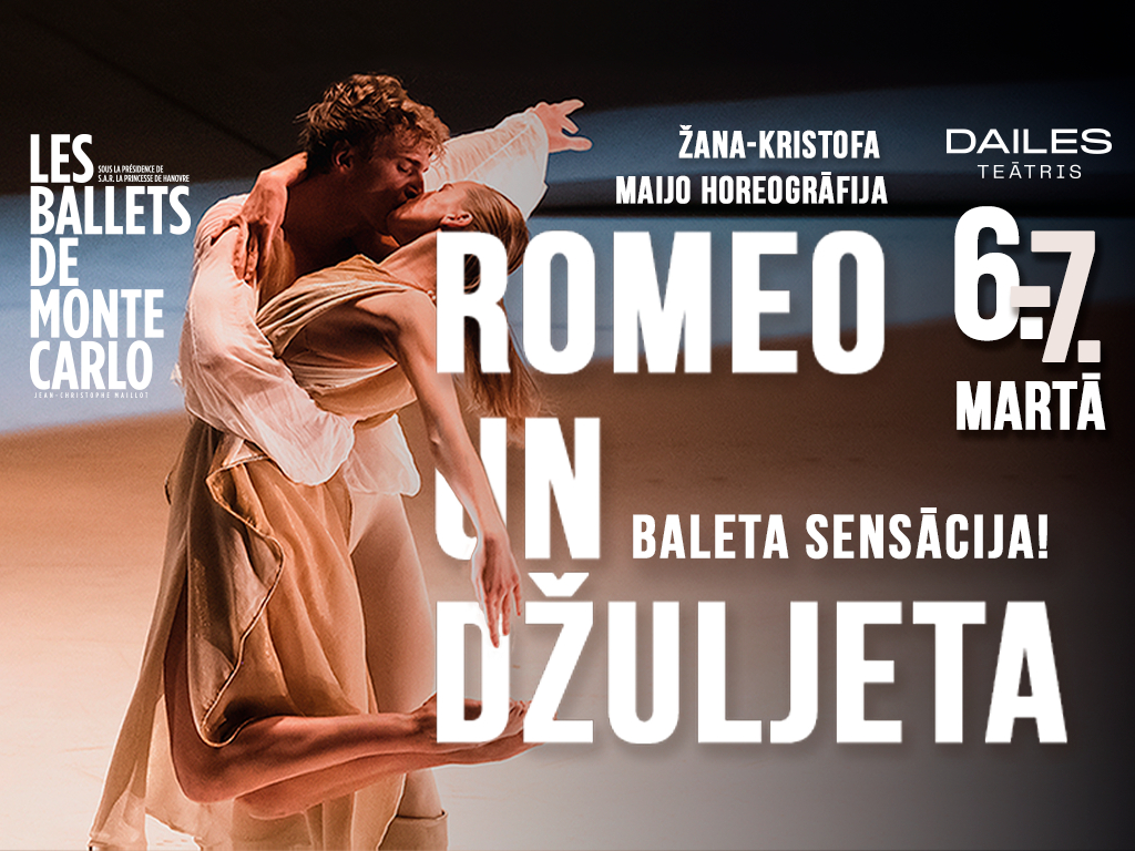 Baleta sensācija! Les Ballets de Monte-Carlo pirmoreiz Latvijā!