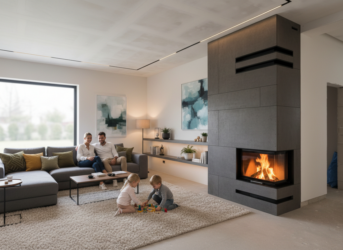 Kamīni ģimenes mājai – kā izvēlēties kvalitatīvus kamīnus un samazināt apkures izmaksas