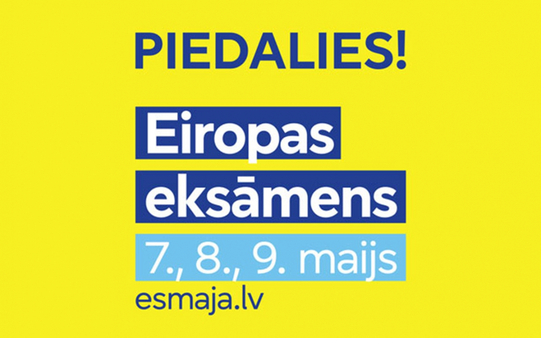 Eiropas eksāmens 2026 ir sācies!