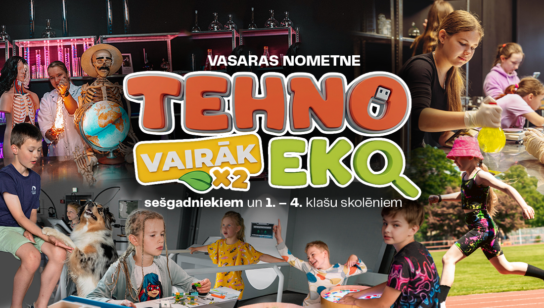Šogad Ventspils zinātnes centra VIZIUM vasaras nometne bērniem piedāvās “Vairāk TEHNO, vairāk EKO”