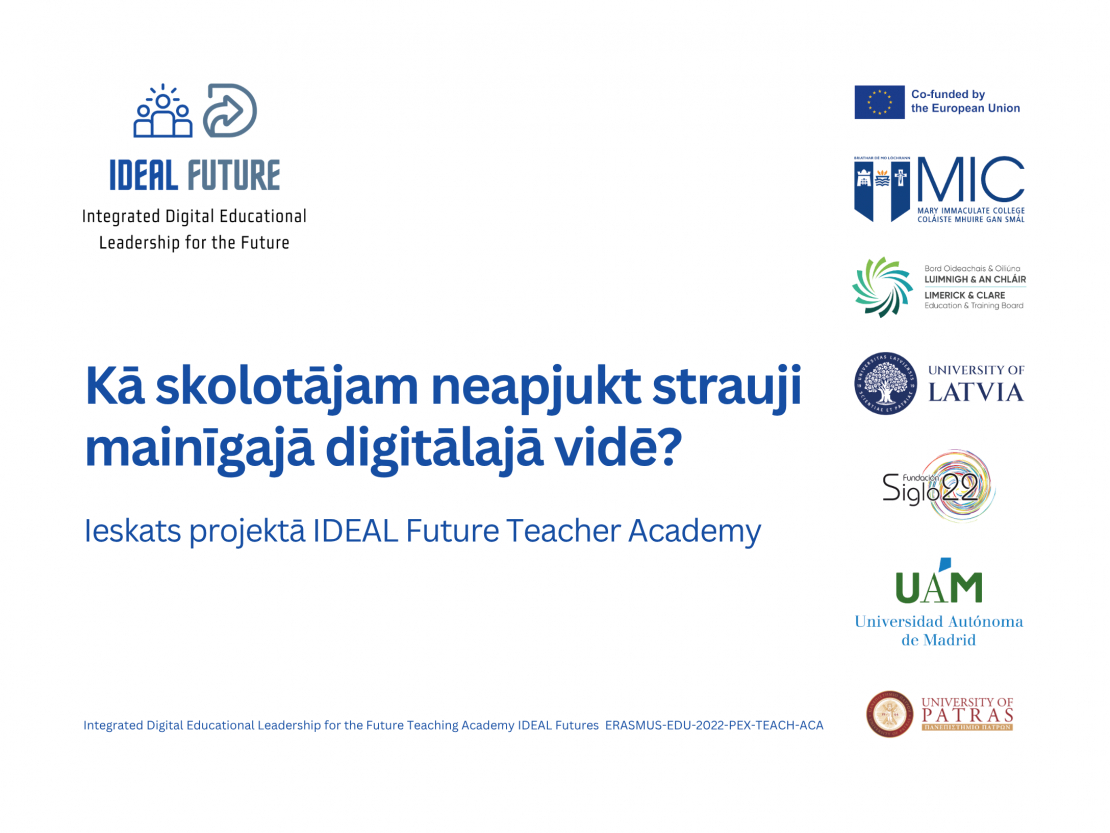 Kā skolotājam neapjukt strauji mainīgajā digitālajā vidē?
