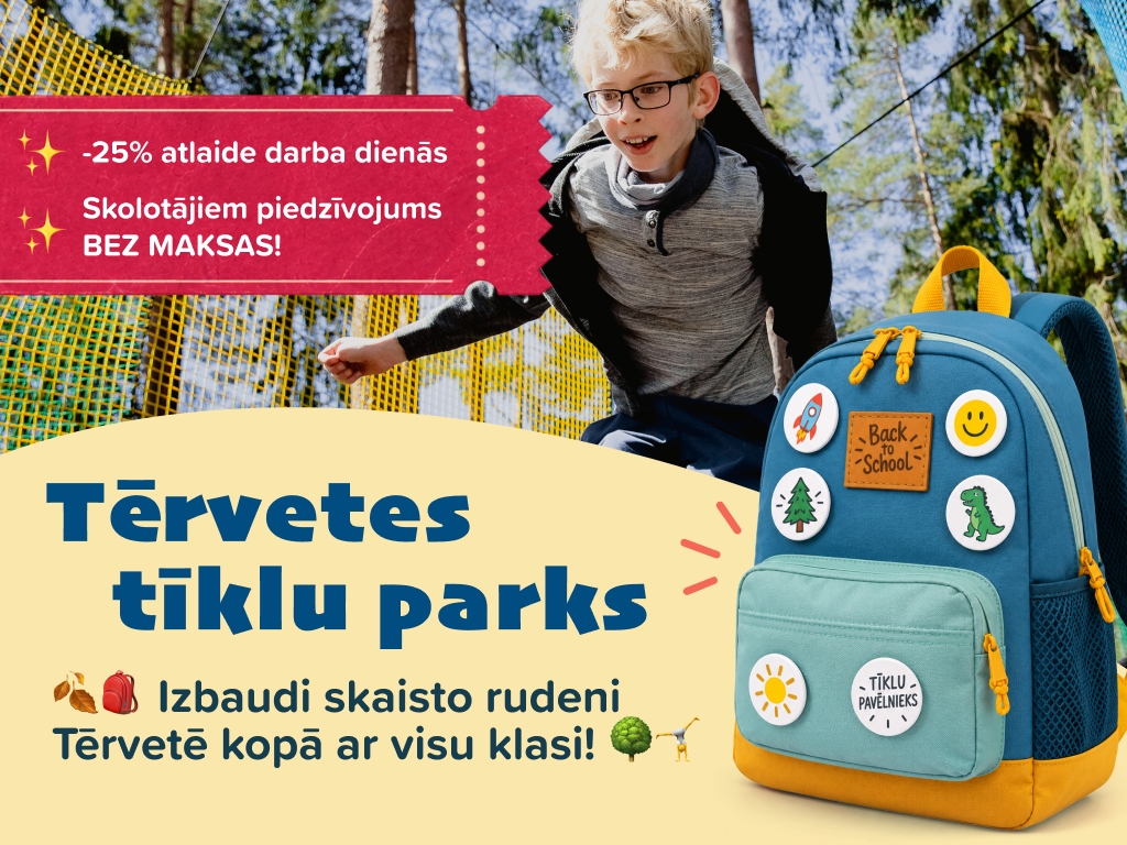 Izbaudi skaisto rudeni Tērvetē kopā ar visu klasi!